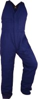 Caution Royal Blue Polycotton Easy Action Overall