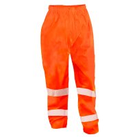Torrential Rain Trousers, Orange - Sewn-On Tape