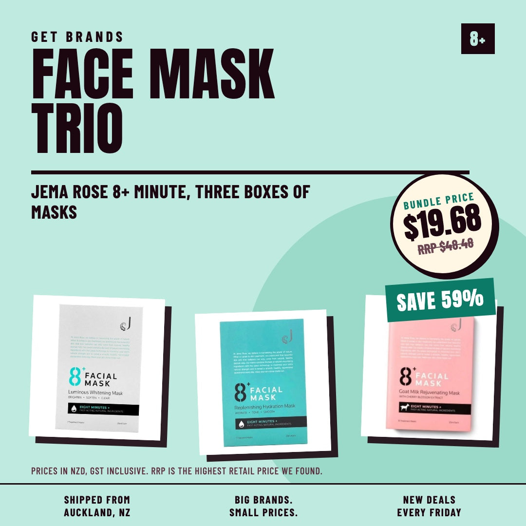 Jema Rose Face Mask Trio bundle