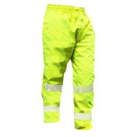Hi Vis Trousers, PU Coated, Yellow