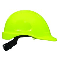 Mid Peak Hard Hat, Non Vented, Ratchet Adjustment, White