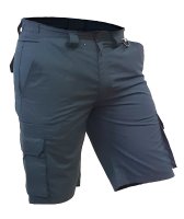 Caution Navy Polycotton Ripstop Cargo Shorts-Size 42"/107Cm