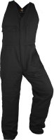 Caution Black Polycotton Easy Action Overall