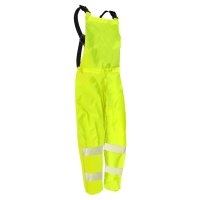 Hi Vis- Bib Trousers PU Coated Yellow