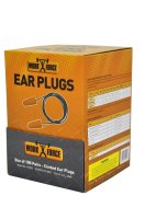 Earplug-Foam, With Cord, Box 100 Box