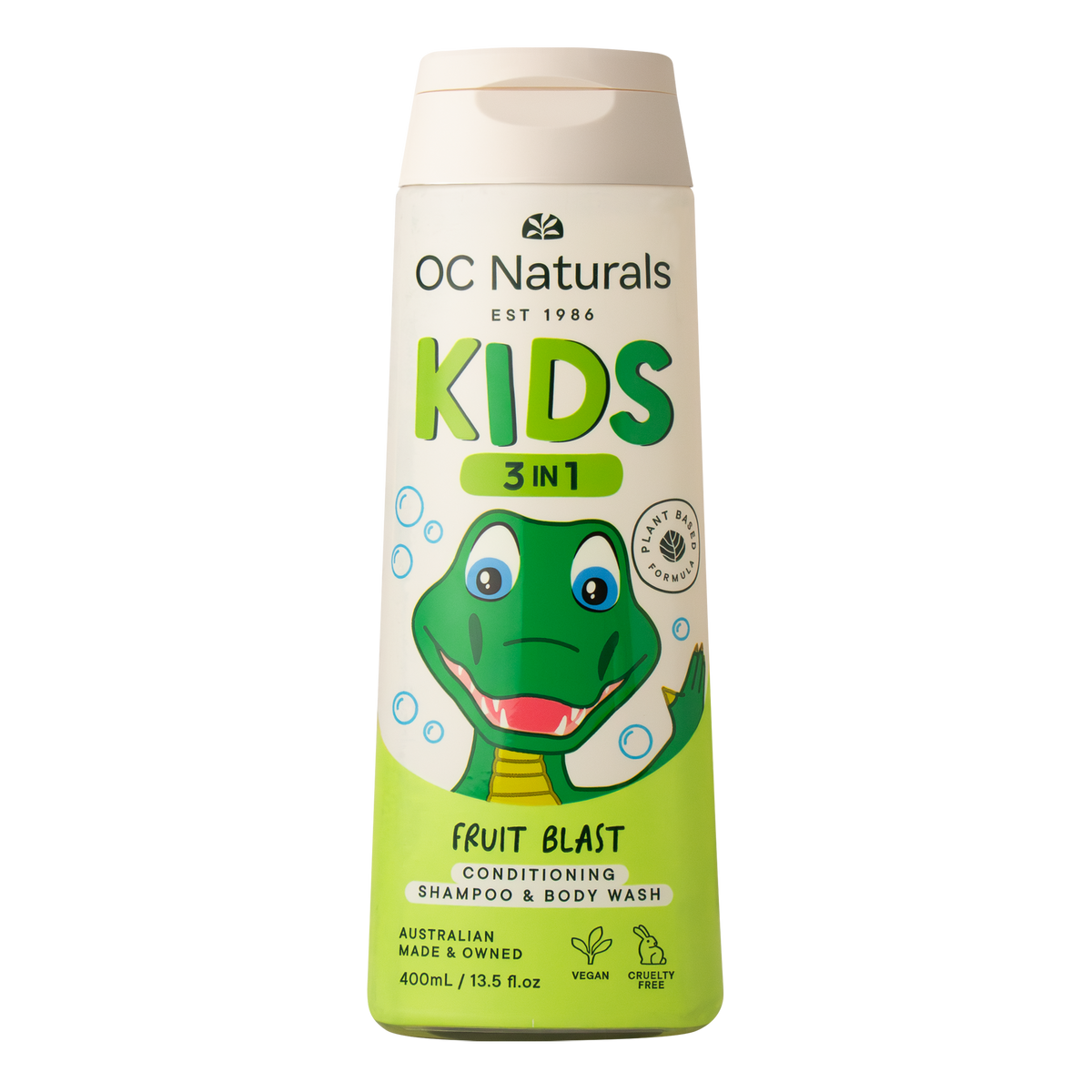 OC Kids 3in1 Conditioning Shampoo and Bodywash Fruit Blast 400ml (case of 4)