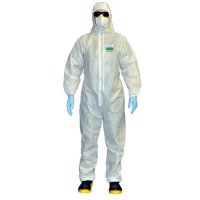 Disp Coveralls Barrier-Tec 1000, White SMS