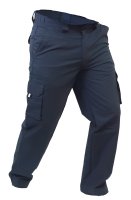 Caution Navy Polycotton Ripstop Cargo Trousers-Size 52"/132Cm