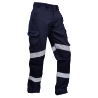 Old - 220Gsm Cargo Trousers, Ripstop, Navy, Sewn Tape