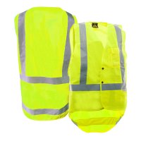 Hi-Vis Vest, Dome, D/N, Yellow