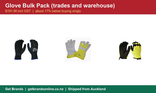 Glove Bulk Pack contents