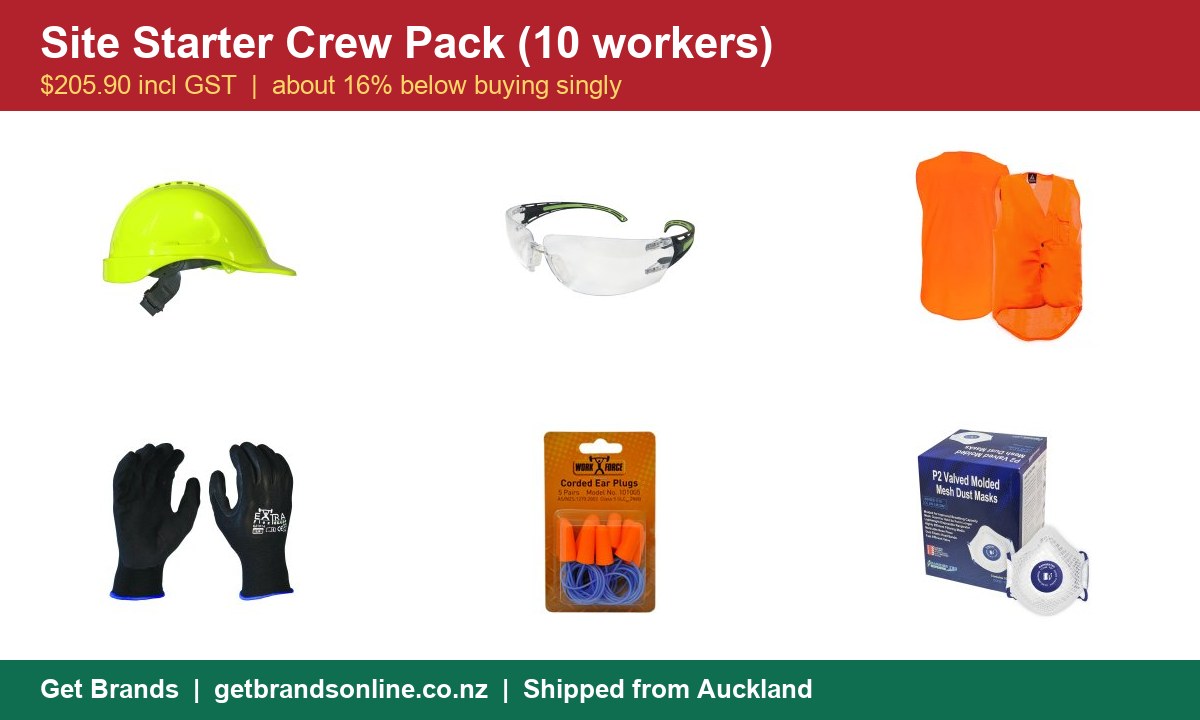 Site Starter Crew Pack contents